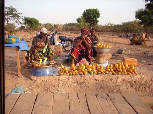 Mercatino del mango a Ouagadougou