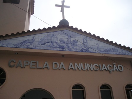 Cappella dell'annunciazione all'interno della favela