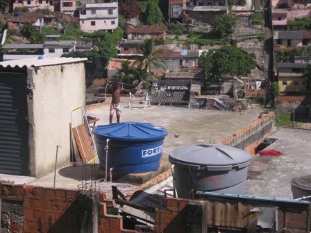 Veduta della favela Arbore Seca